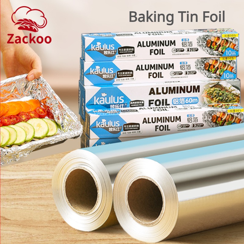 Home Cooking Oil - Zackoo 10/20/40M Foglio di Alluminio per