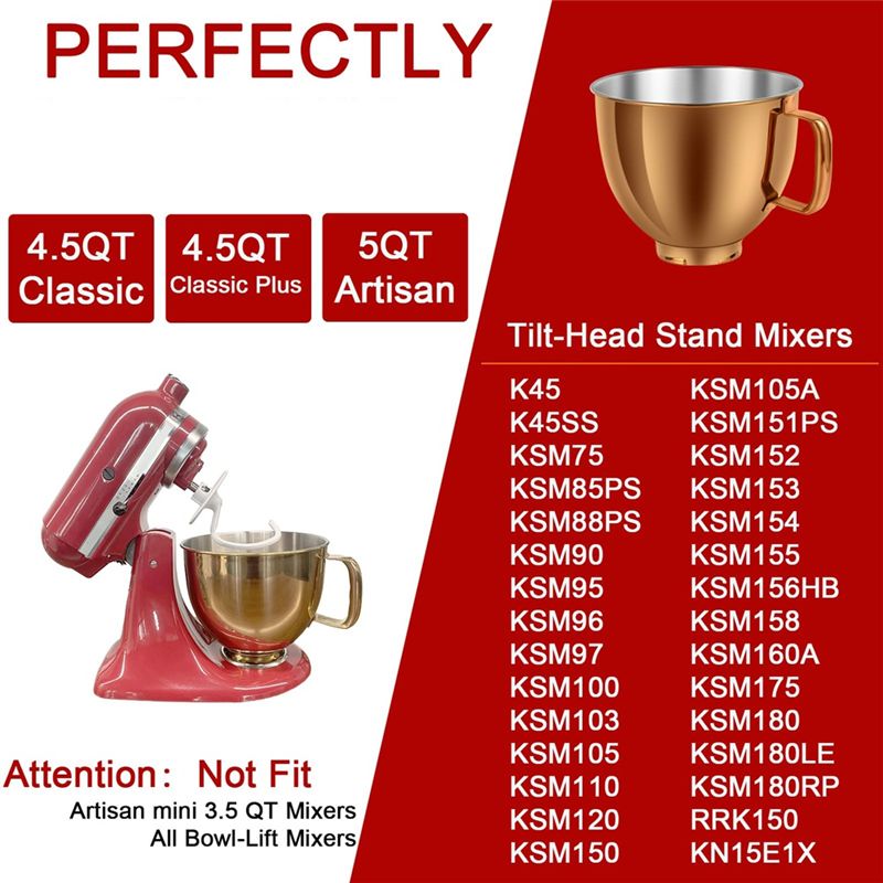 Ciotola per Mixer in Acciaio I - Kitchenaid Mixer Artisan 5Qt recensione e prezzo